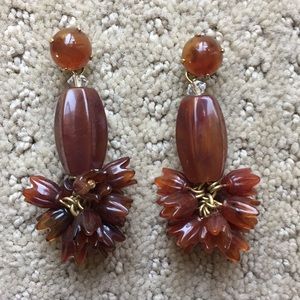 Tortoiseshell dangle earrings from jcrew